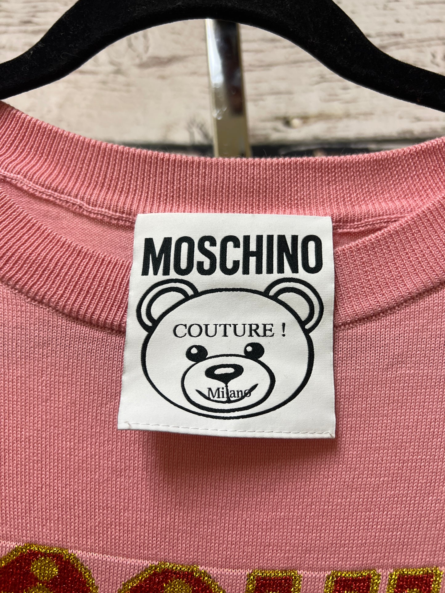 Sweater Cardigan Luxury Designer By Moschino Size: M