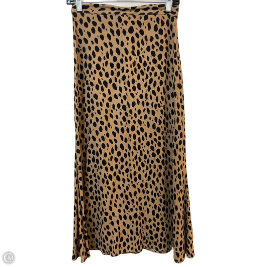 Skirt Midi By Reformation In Animal Print, Size: 2