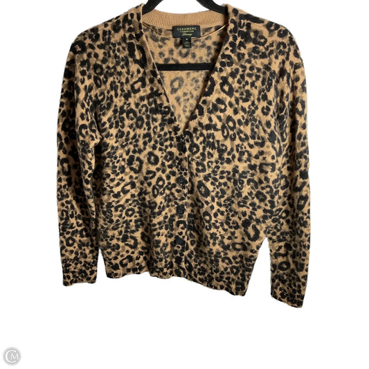Sweater Cashmere By Charter Club In Animal Print, Size: M