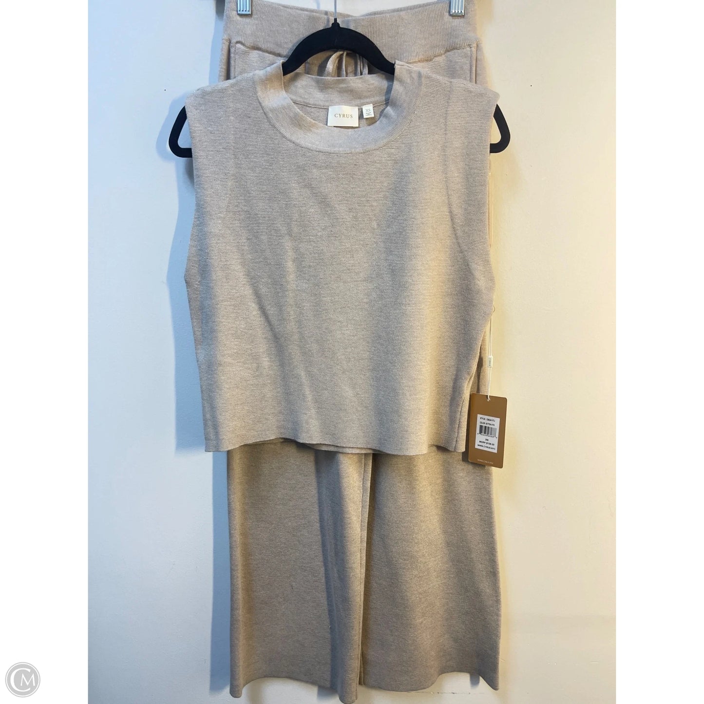 Lounge Set Pants By Cyrus In Cream, Size: Xs