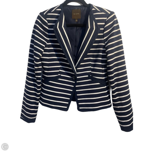 Blazer By Limited In Striped Pattern, Size: S