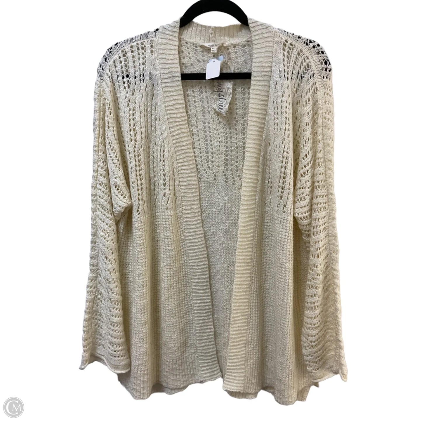 Cardigan By Mystree In Cream, Size: M