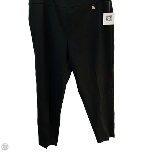 Pants Cropped By Anne Klein In Black, Size: 18