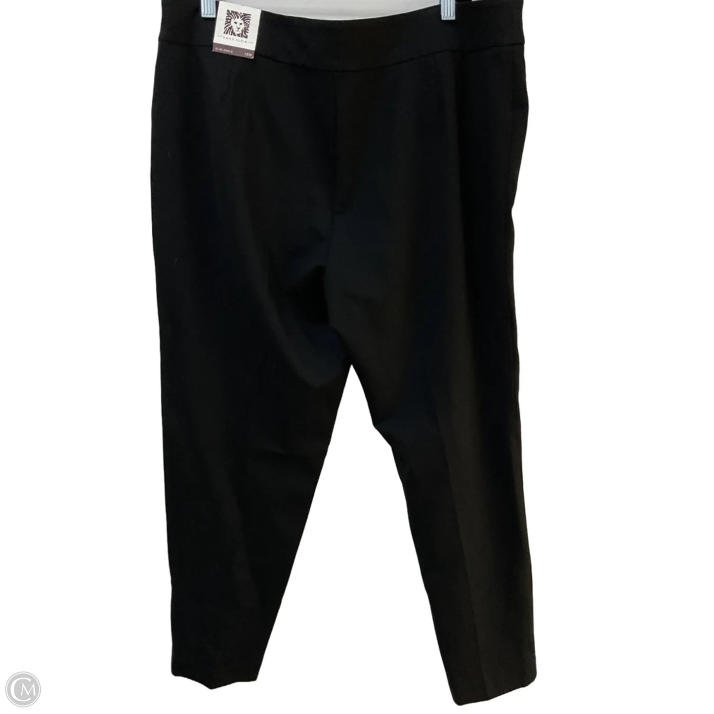 Pants Cropped By Anne Klein In Black, Size: 18