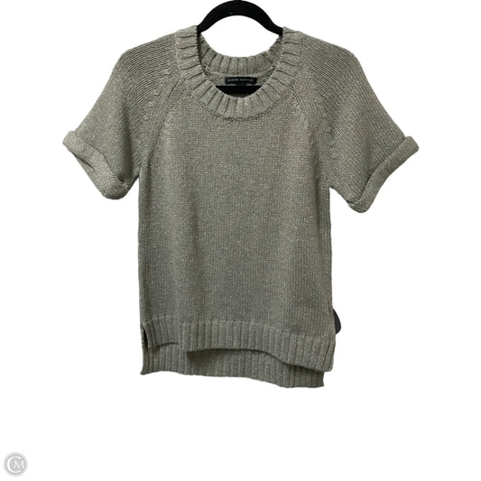 Sweater Short Sleeve By Banana Republic In Gold & Silver, Size: Xs