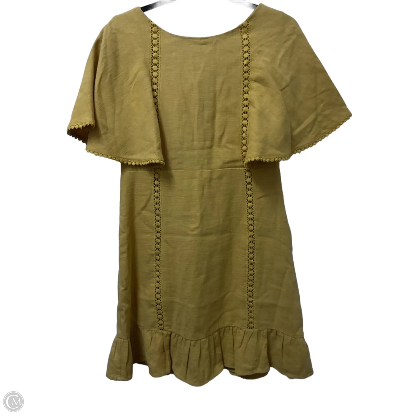 Dress Party Midi By Moon River In Yellow, Size: S