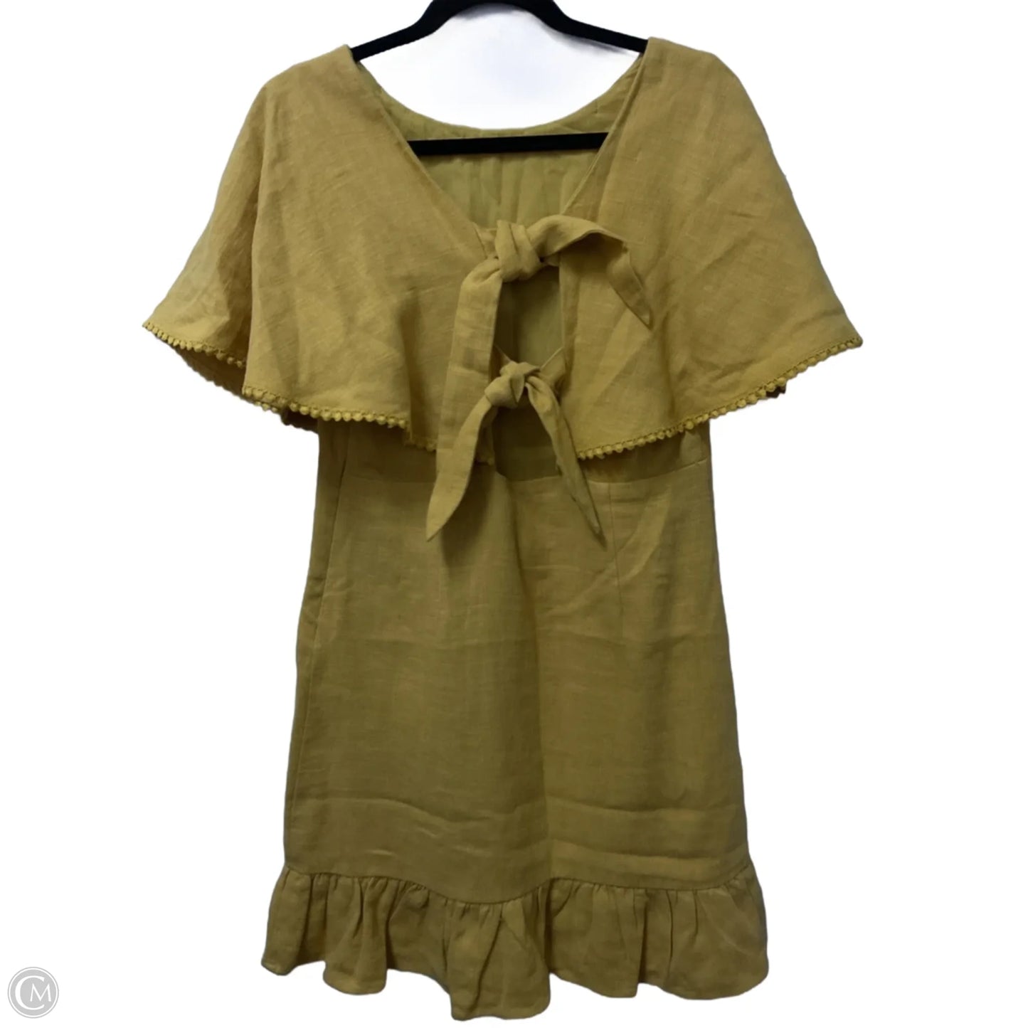 Dress Party Midi By Moon River In Yellow, Size: S
