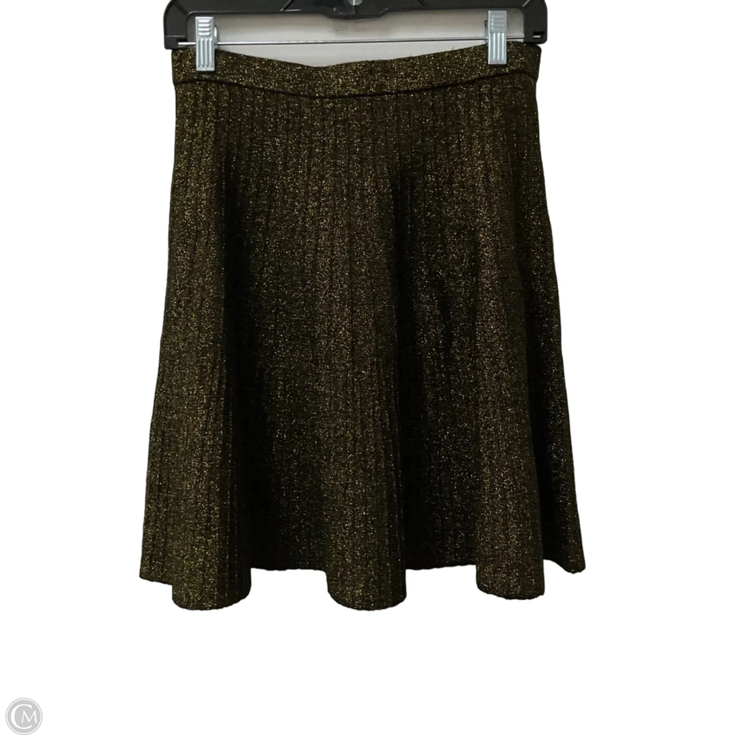 Skirt Mini & Short By Carmen By Carmen Marc Valvo In Gold, Size: M