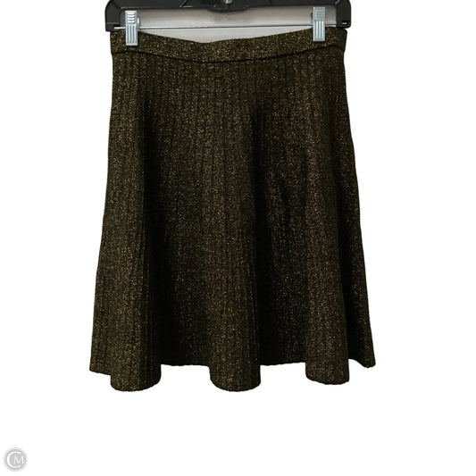 Skirt Mini & Short By Carmen By Carmen Marc Valvo In Gold, Size: M