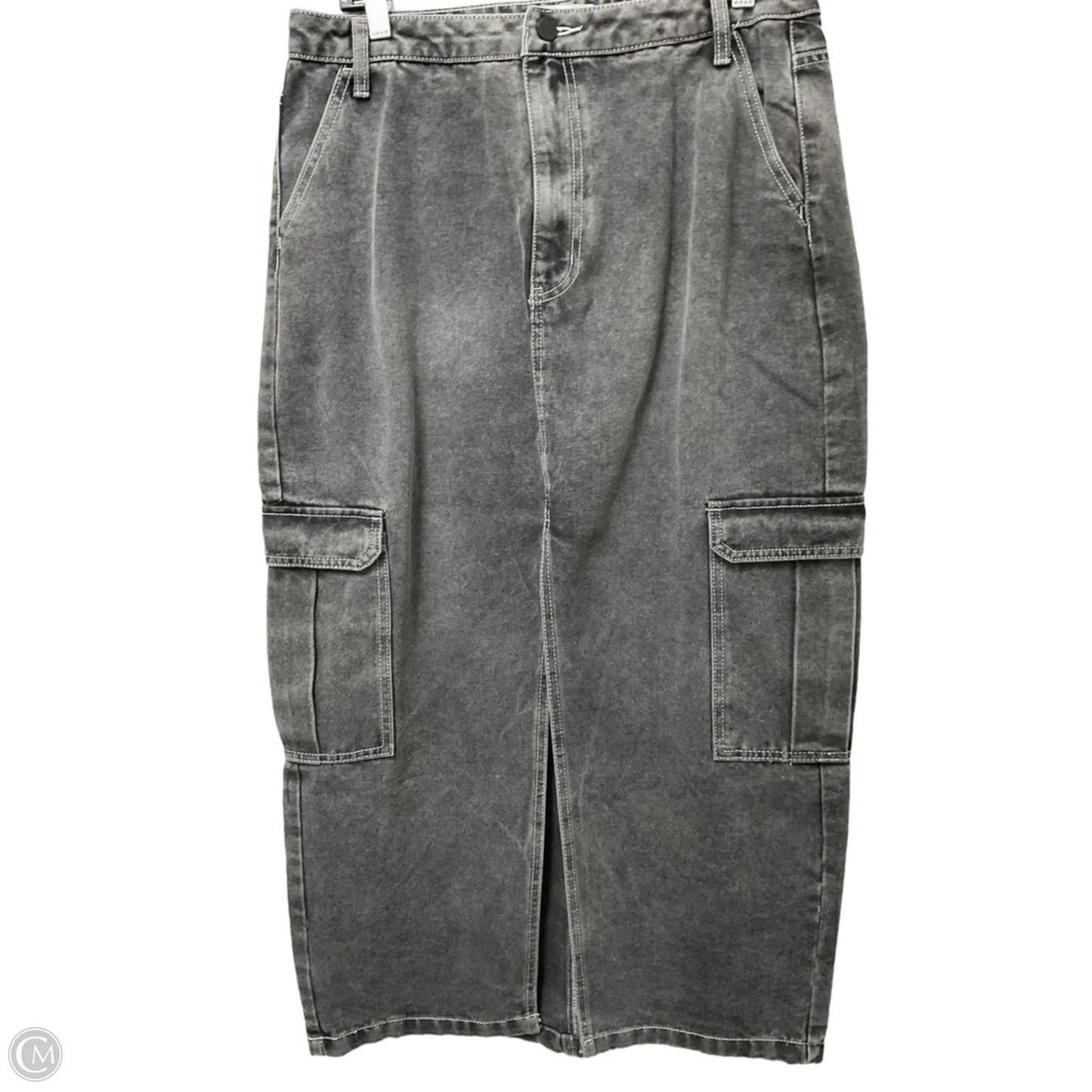 Skirt Midi By Love Fire In Grey, Size: 14