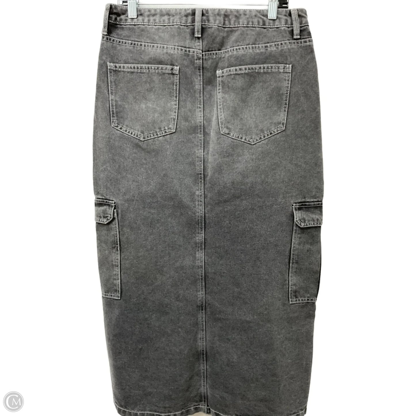 Skirt Midi By Love Fire In Grey, Size: 14