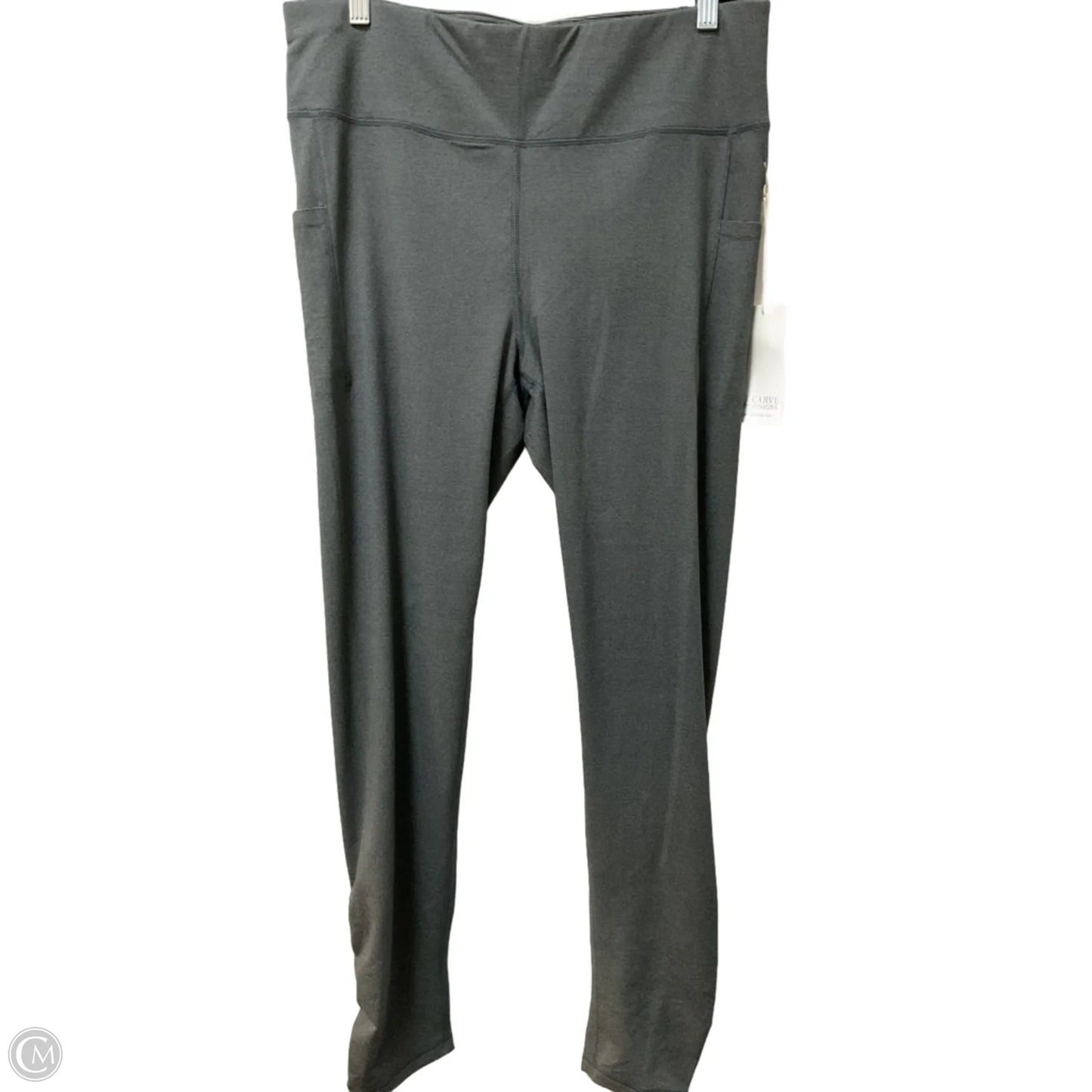Athletic Leggings By Carve Designs In Striped Pattern, Size: Xl