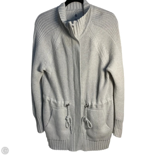 Sweater Cardigan By Lou And Grey In Grey, Size: L