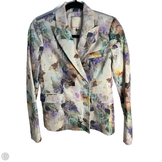 Blazer By Rebecca Taylor In Floral Print, Size: 0