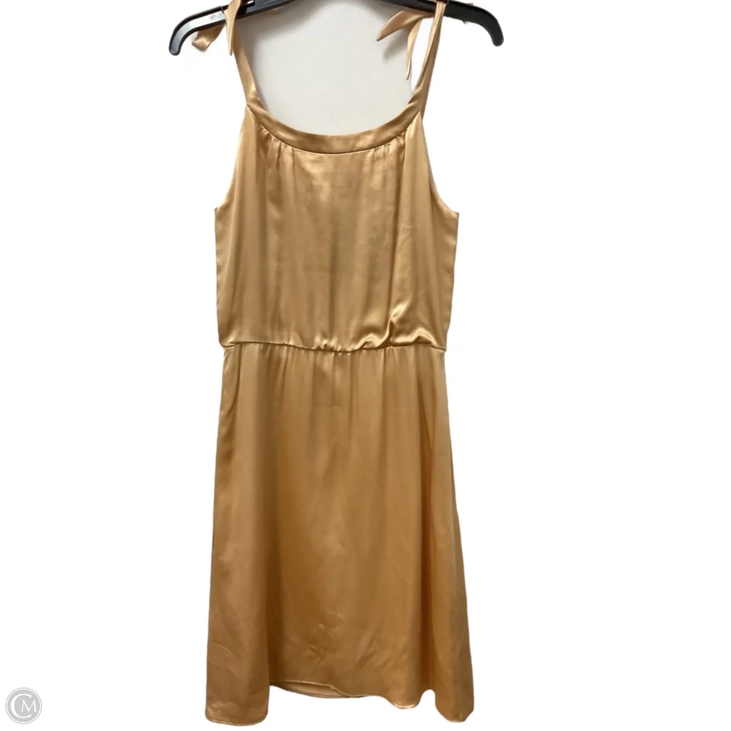 Dress Party Short By Clothes Mentor In Gold, Size: S