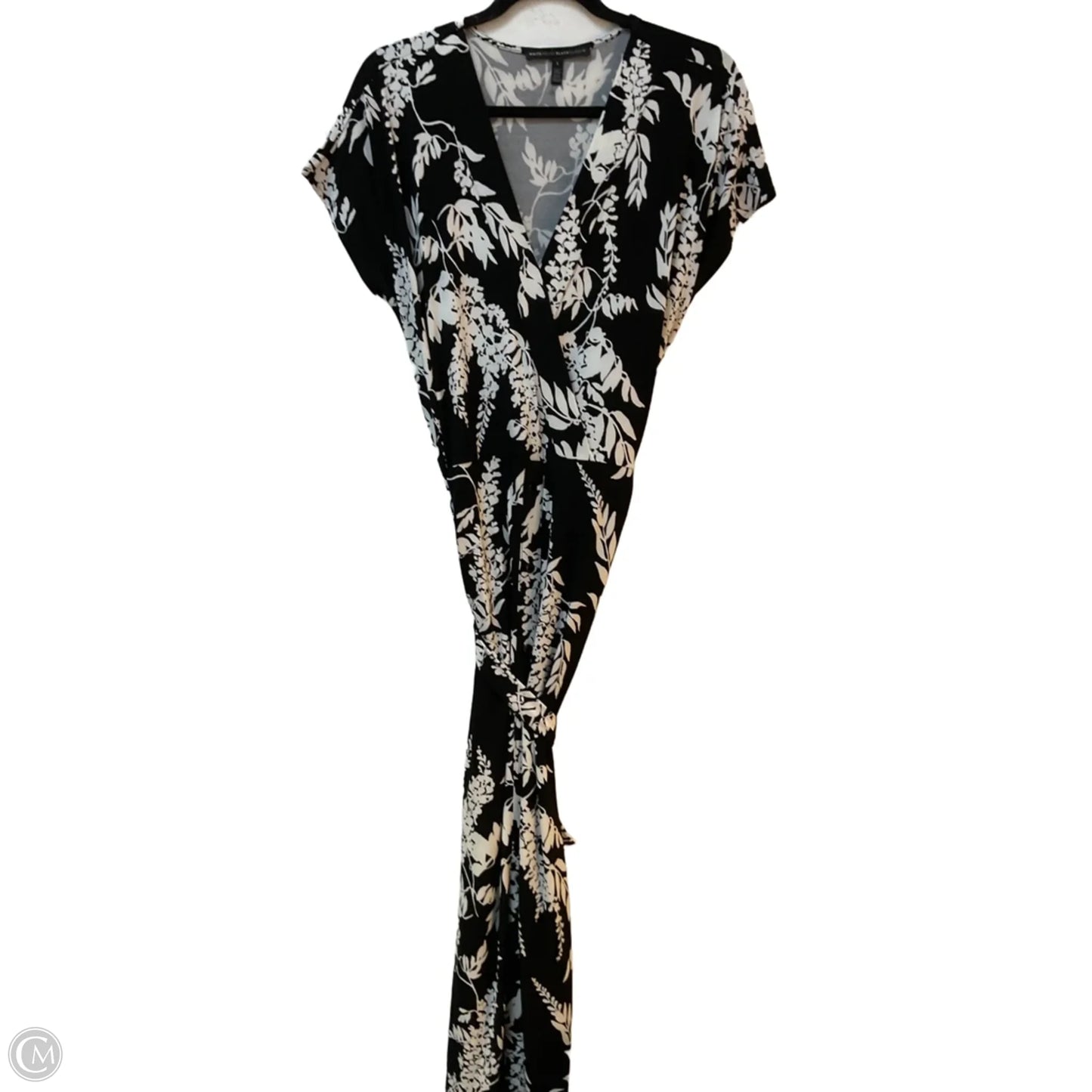 Dress Party Long By White House Black Market In Black & White, Size: L