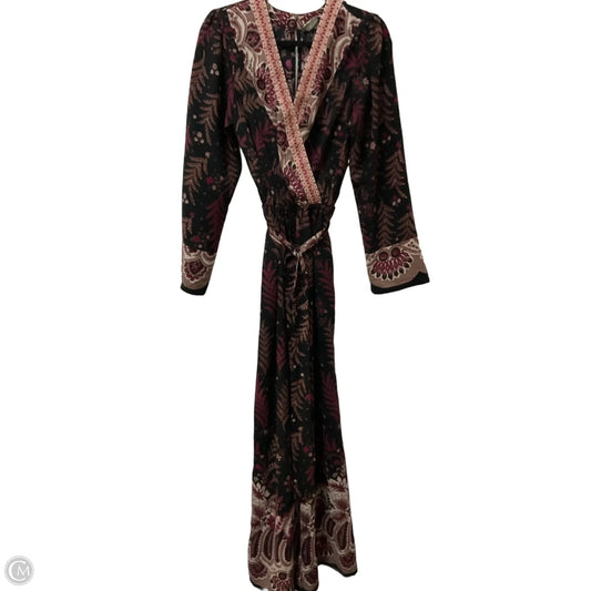 Jumpsuit By One September In Black & Purple, Size: M