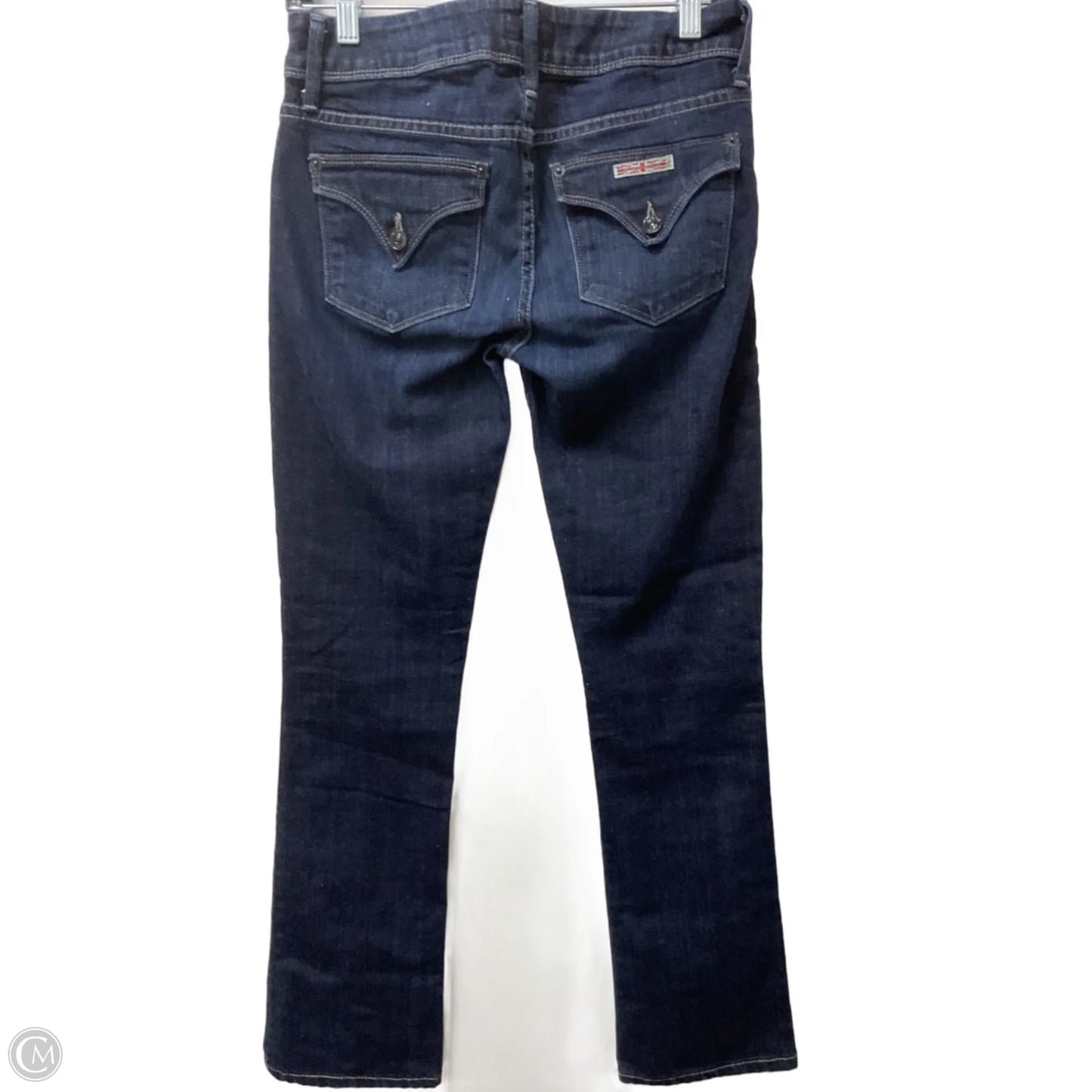 Jeans Boot Cut By Hudson In Blue Denim, Size: 4