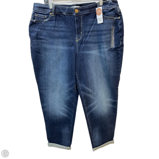 Jeans Boyfriend By Lane Bryant In Blue Denim, Size: 16