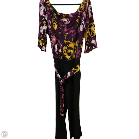 Jumpsuit By Susan Graver In Mauve, Size: Lp