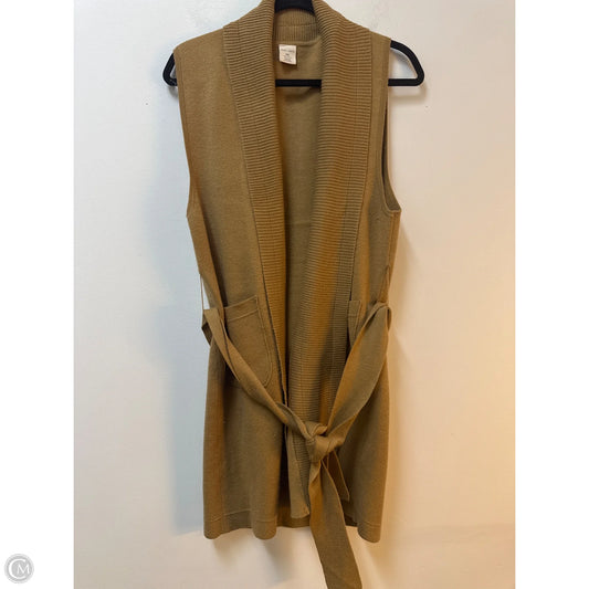 Cardigan By Clothes Mentor In Tan, Size: S