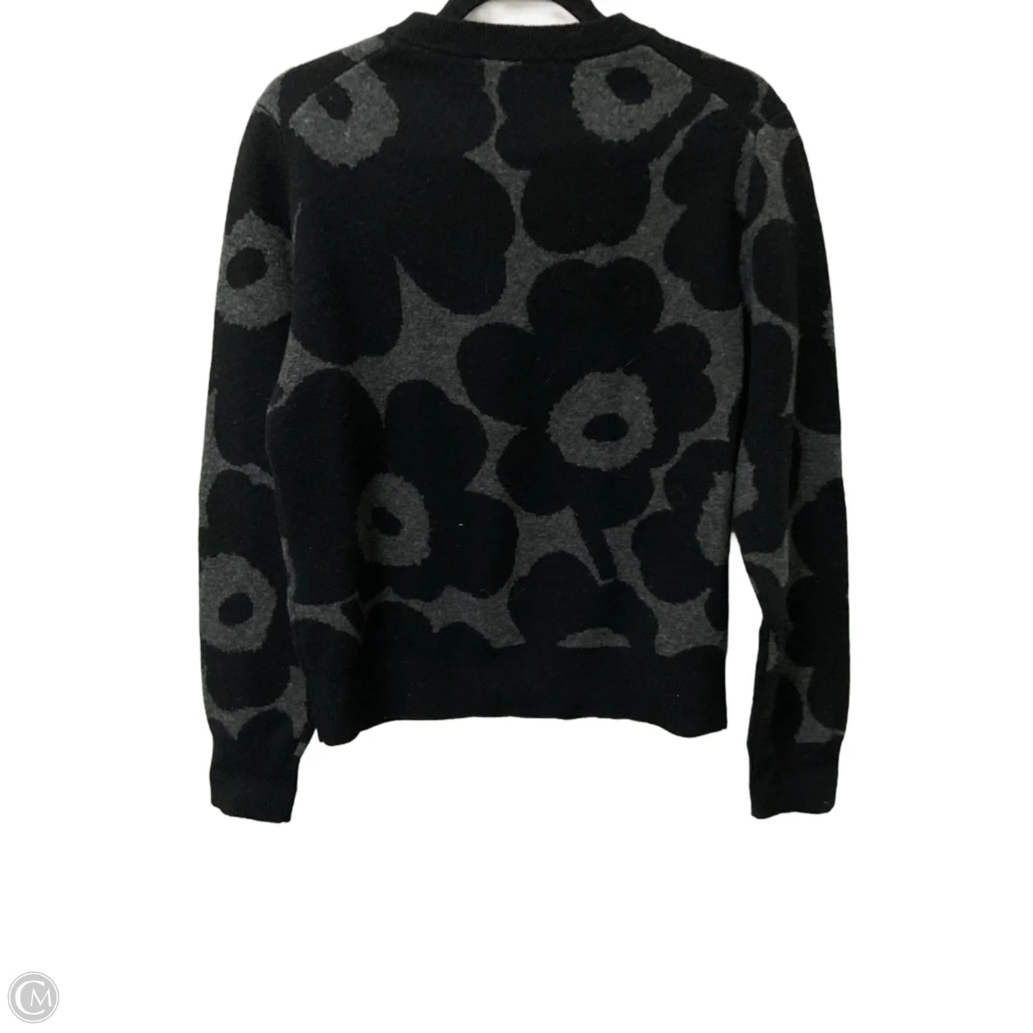 Sweater By Marimekko In Black & Grey, Size: S