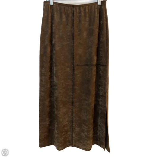Skirt Maxi By Cma In Brown, Size: L