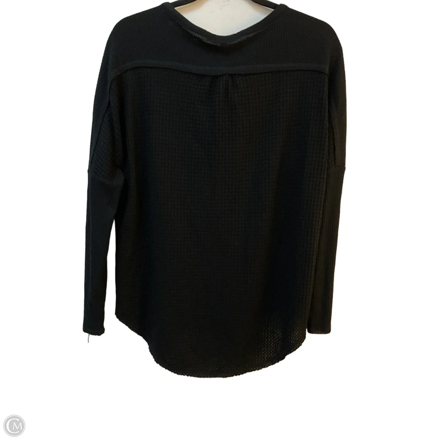 Top Long Sleeve By Gibson In Black, Size: Xs