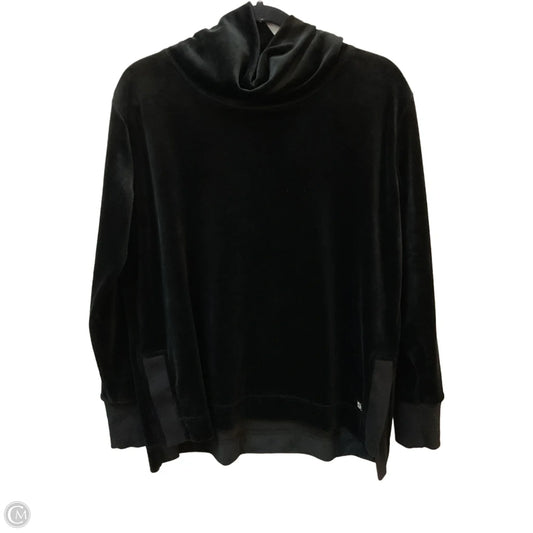 Sweatshirt Collar By Calvin Klein In Black, Size: S