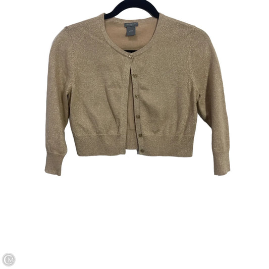 Cardigan By Ann Taylor In Gold, Size: S