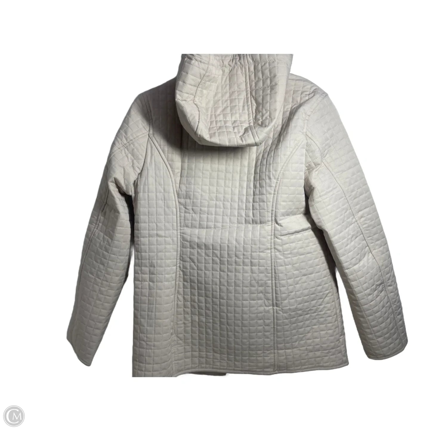 Jacket Puffer & Quilted By Lands End In Cream, Size: Xs