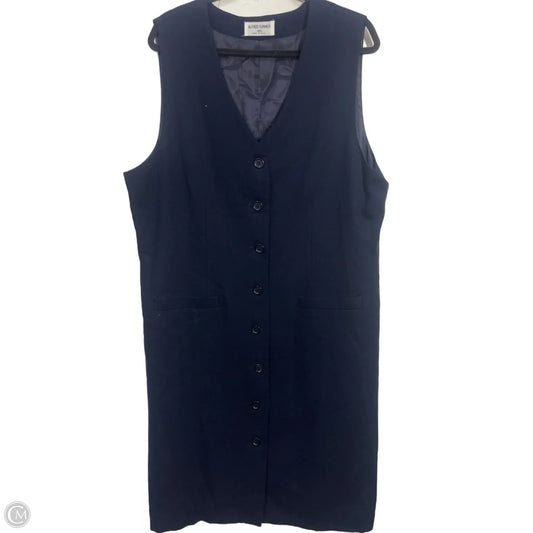 Dress Casual Midi By Alfred Dunner In Navy, Size: 2x