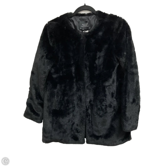 Coat Faux Fur & Sherpa By Clothes Mentor In Black, Size: S