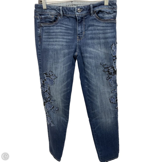 Jeans Skinny By White House Black Market In Blue Denim, Size: 4