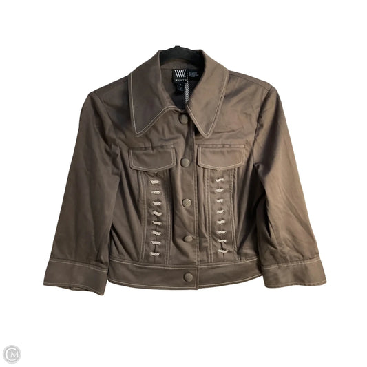 Jacket Other By Worth Ny In Brown, Size: S