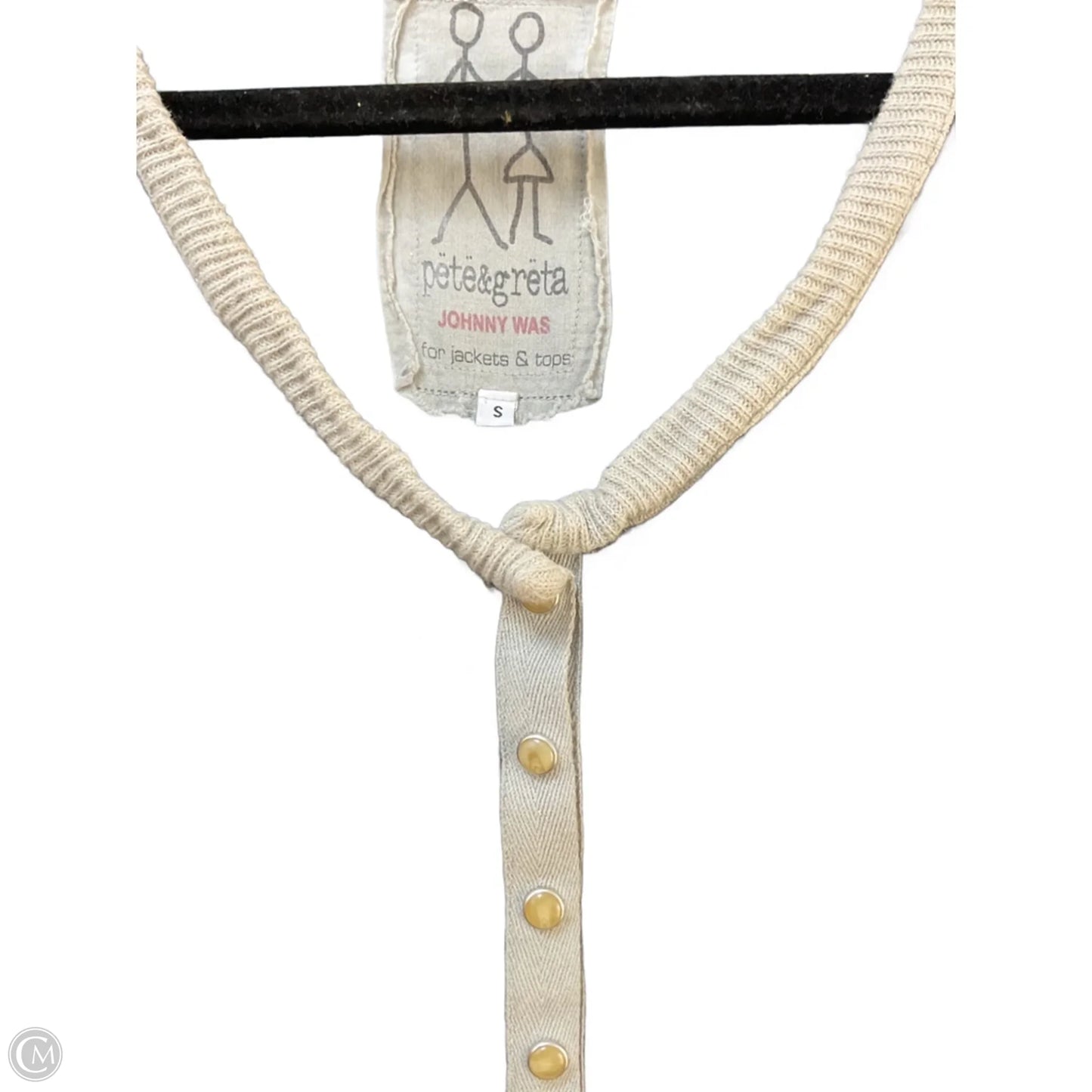 Tunic Long Sleeve By Johnny Was In Blue, Size: S