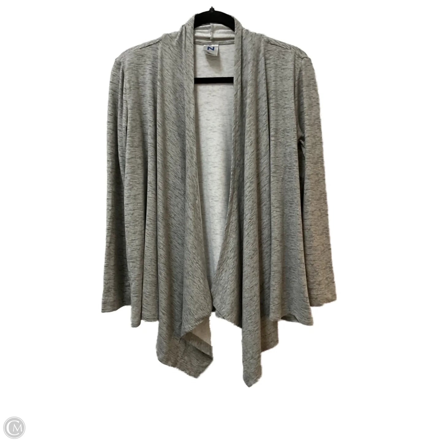Sweater Cardigan By Natori In Grey, Size: S