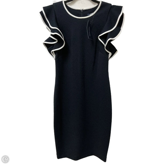 Dress Casual Midi By Tommy Hilfiger In Navy, Size: 4