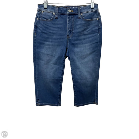 Jeans Cropped By Talbots In Blue Denim, Size: 2