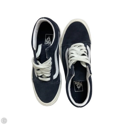 Shoes Sneakers By Vans In Navy, Size: 7