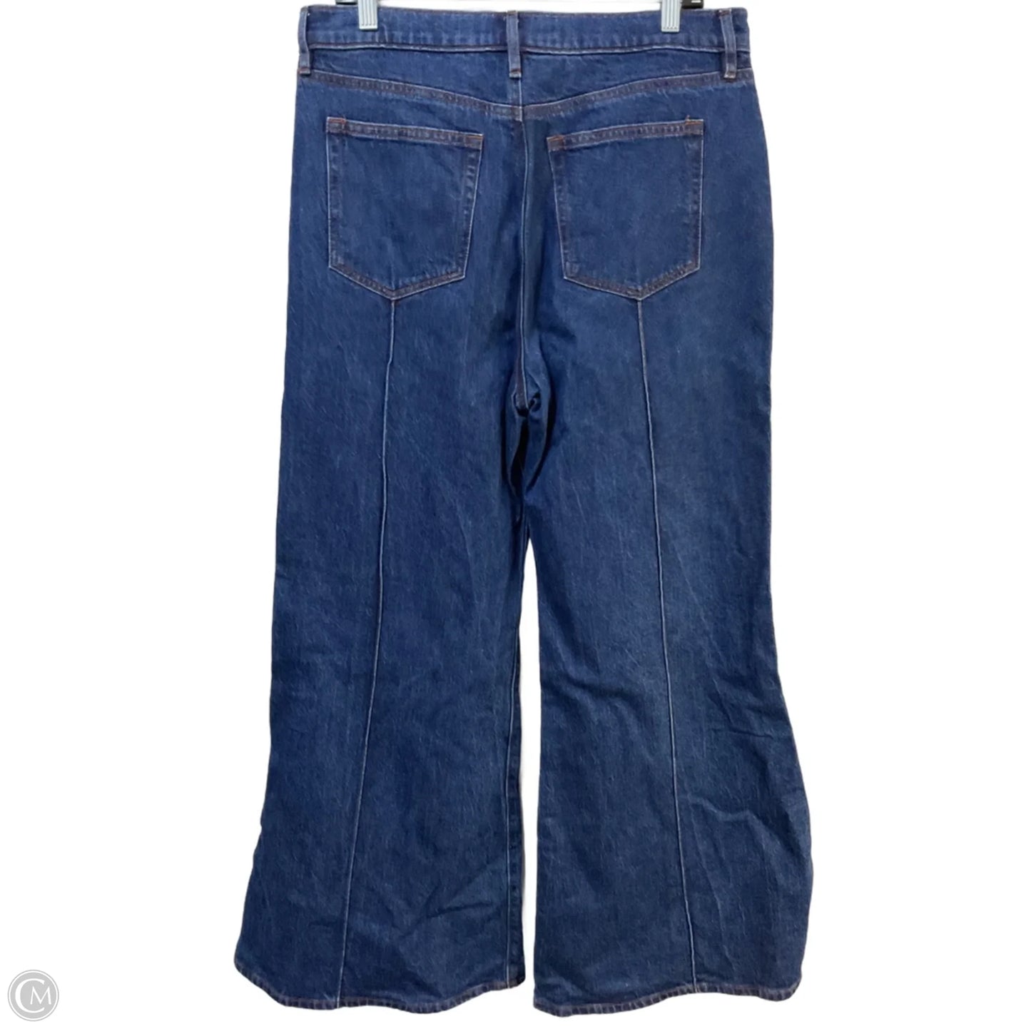 Jeans Wide Leg By Loft In Blue Denim, Size: 12