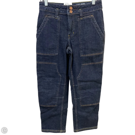 Jeans Straight By Pilcro In Blue Denim, Size: 4