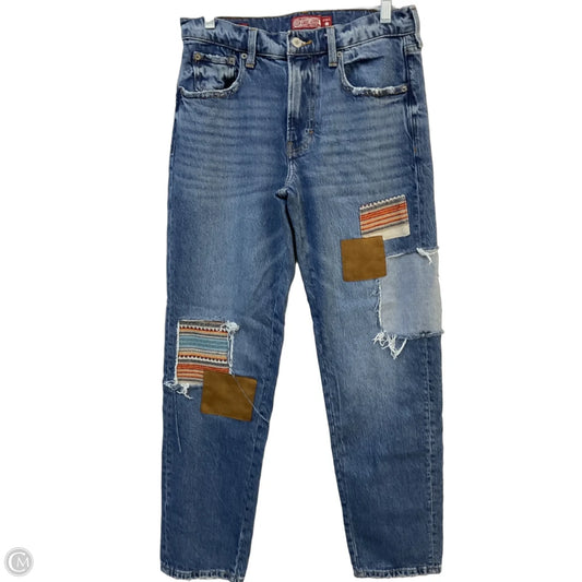 Jeans Straight By Lucky Brand In Blue Denim, Size: 2