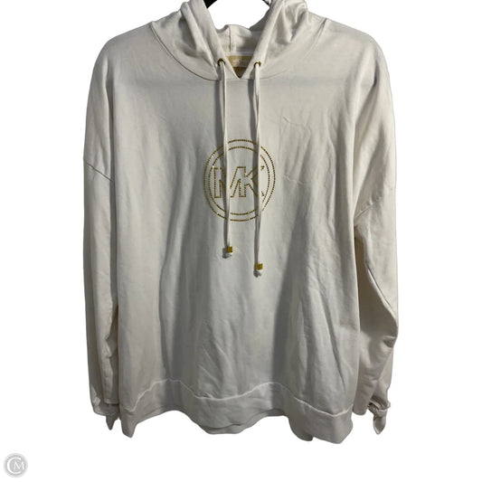 Sweatshirt Hoodie By Michael By Michael Kors In White, Size: Xl