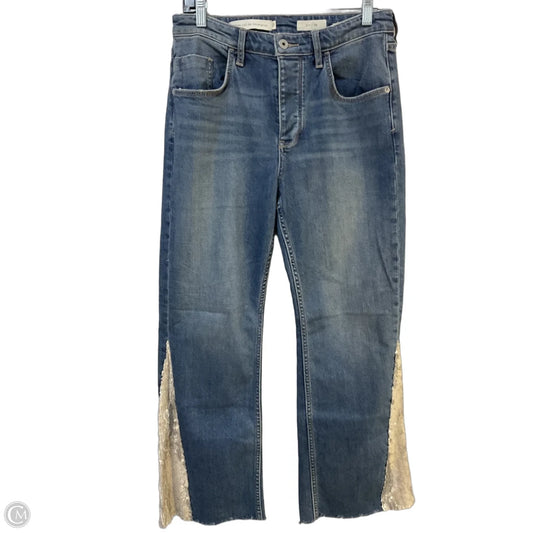 Jeans Straight By Pilcro In Blue Denim, Size: 6