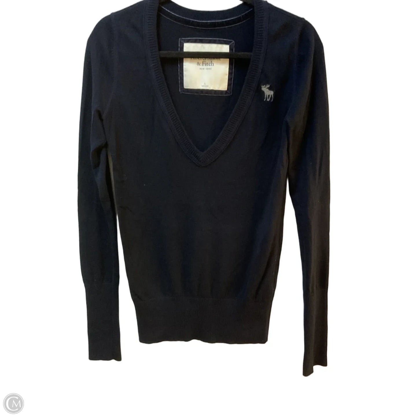 Sweater By Abercrombie And Fitch In Navy, Size: L