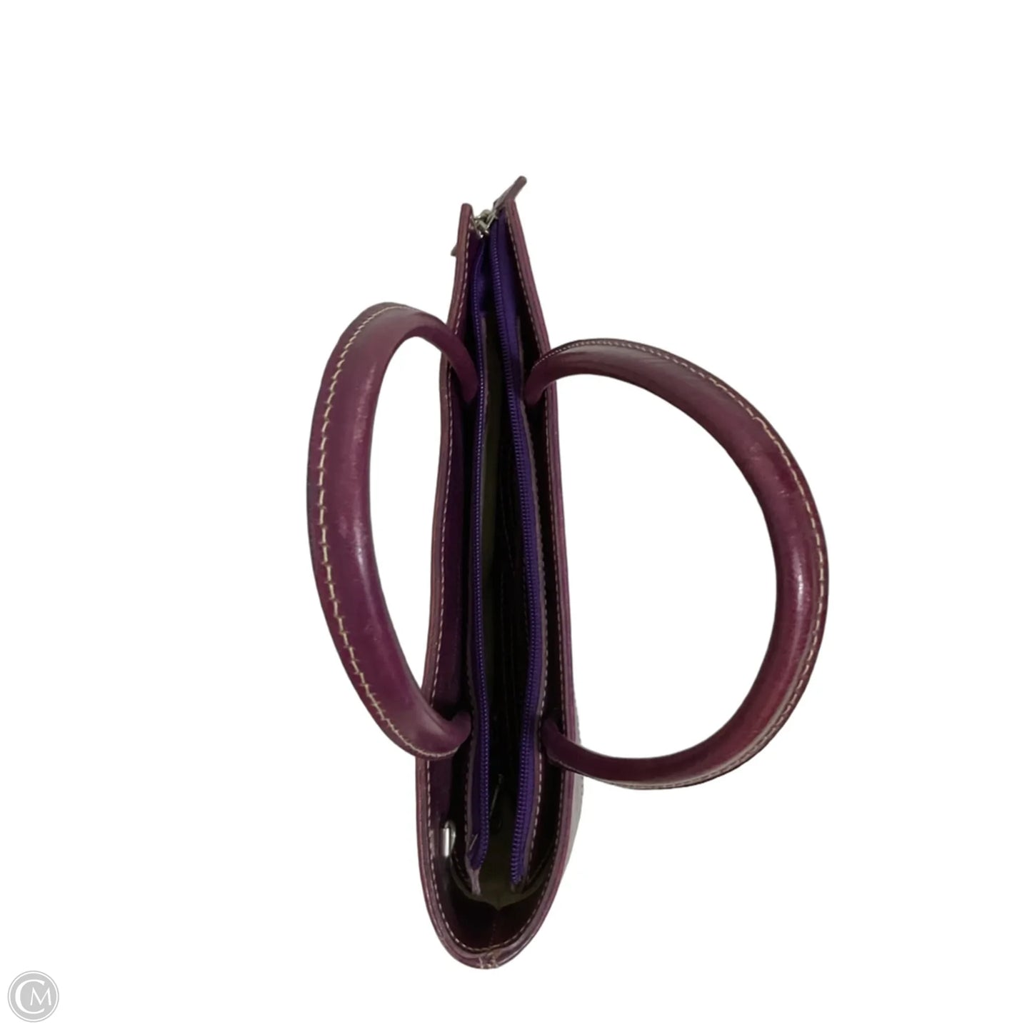 Handbag Leather By Cmc, Size: Medium