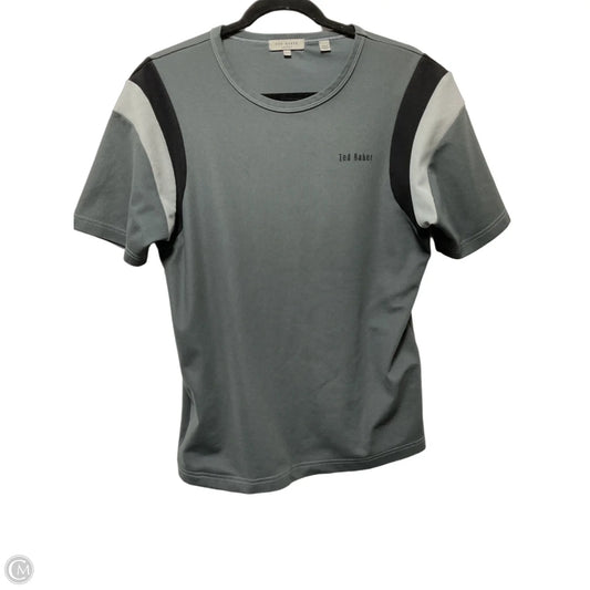Top Short Sleeve By Ted Baker In Grey, Size: M