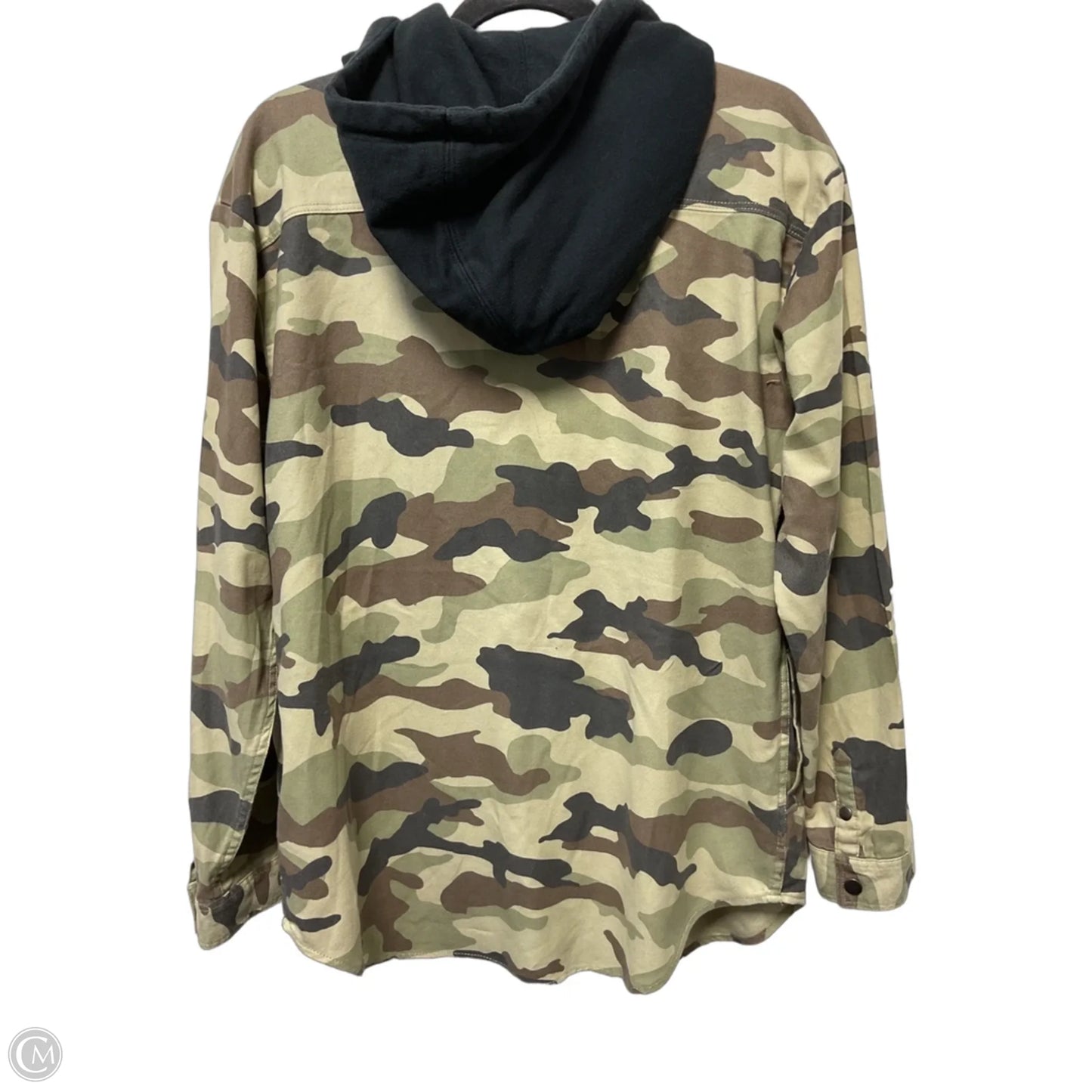 Sweater By Chicos In Camouflage Print, Size: S