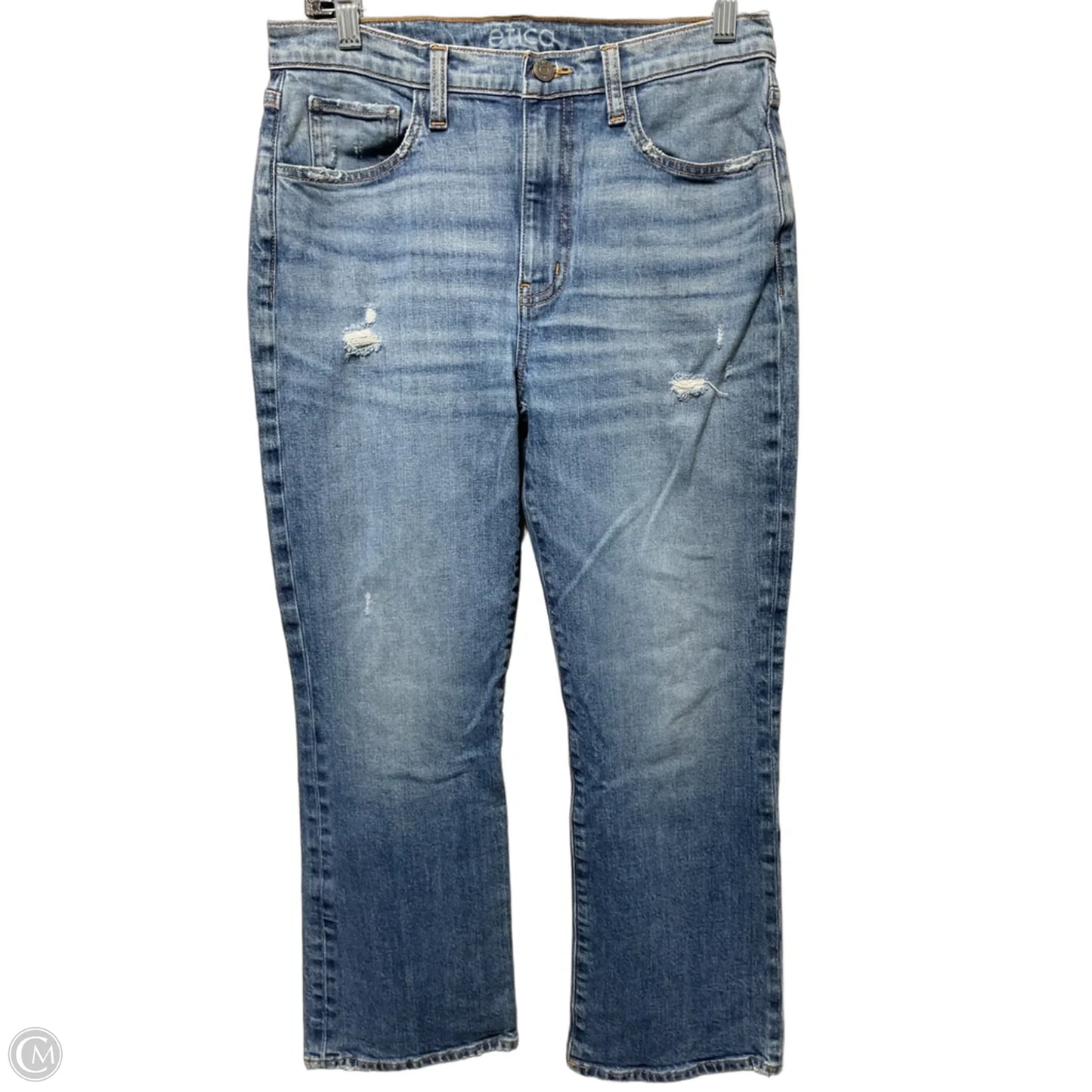 Jeans Straight By Etica In Blue Denim, Size: 4